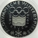 Austria 100 szylingów 1976 Igrzyska Innsbruck PROOF SREBRO