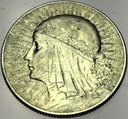 5 zł złotych 1933 Głowa kobiety Polonia SREBRO