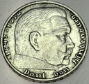 Niemcy 2 marki Reichsmark 1937 Hindenburg SREBRO