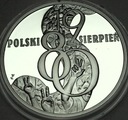 10 zł złotych 2010 Polski Sierpień 1980 SREBRO