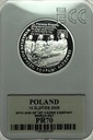 10 zł złotych 2009 Kompania Kadrowa Pierwsza Brygada SREBRO PR70