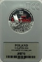 10 zł złotych 2009 Wybory 4 VI Solidarność Jan Paweł II SREBRO PR70