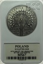 20 zł złotych 2009, Getto 65 rocznica likwidacji Getta w Łodzi SREBRO MS67