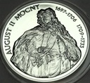 10 zł złotych 2005 August II Mocny PÓŁPOSTAĆ SREBRO