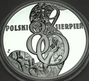 10 zł złotych 2010 Polski Sierpień 1980 SREBRO