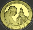 10 zł złotych 2005 Jan Paweł II SREBRO platerowana AU