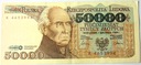 1989 50000 zł złotych Staszic seria K