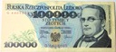 1990 100000 zł złotych Moniuszko seria G