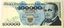 1990 100000 zł złotych Moniuszko seria Y