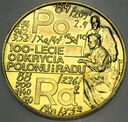 2 zł złote 1998 Skłodowska Polon i rad