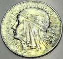 5 zł złotych 1933 Głowa kobiety Polonia SREBRO