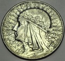 10 zł złotych 1932 Głowa kobiety Polonia SREBRO