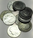 Lot Zestaw 10x 2 zł Głowa Kobiety Polonia SREBRO