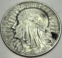 5 zł złotych 1934 Głowa kobiety Polonia SREBRO