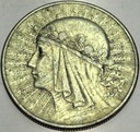10 zł złotych 1932 Głowa kobiety Polonia SREBRO