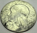 10 zł złotych 1933 Głowa kobiety Polonia SREBRO