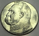 10 zł złotych 1937 Józef Piłsudski SREBRO