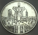 100000 zł złotych 1990 Solidarność TYP A uncja 1 oz SREBRO