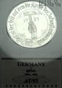 Niemcy medal 1925 Hiperinflacja Głód Młotek ALUMINIUM AU55