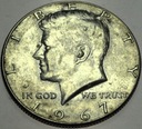 USA 1/2 Dolara 1967 Half Dollar Liberty JFK John F Kennedy SREBRO