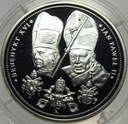 Medal Jan Paweł ll Benedykt XVI SREBRO