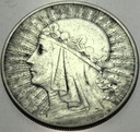 10 zł złotych 1932 Głowa kobiety Polonia SREBRO