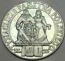 100 zł złotych 1966 Mieszko Dąbrówka Tysiąclecie Państwa Polskiego SREBRO
