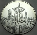 100000 zł złotych 1990 Solidarność TYP A uncja 1 oz SREBRO