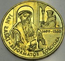 2 zł złote 1999 Jan Łaski Reformator Kościoła