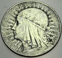 5 zł złotych 1933 Głowa Kobiety Polonia SREBRO