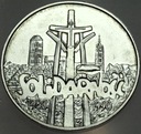 100000 zł złotych 1990 Solidarność TYP A uncja 1 oz SREBRO