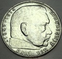 Niemcy 2 marki Reichsmark 1937 Hindenburg SREBRO