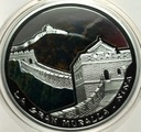 Andora 10 dinarów diners 2009 Wielki Mur Chiny Cuda Świata SREBRO