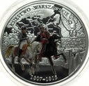 Drogi do Niepodległości Księstwo Warszawskie 1807-1815 SREBRO tampondruk