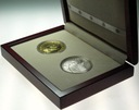 zestaw 2 x 10 zł 2005 Jan Paweł II etui Mennicy SREBRO