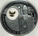 medal 2014 Jan Paweł II Totus Tuus Pokój Tobie Polsko II Pielgrzymka SREBRO