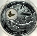 medal 2014 Jan Paweł II Totus Tuus Papież Łączący Religie Asyż 2002 SREBRO