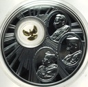 medal 2014 Jan Paweł II Totus Tuus Sapieha Wyszyński Macharski SREBRO