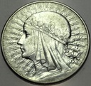 10 zł złotych 1932 Głowa kobiety Polonia SREBRO