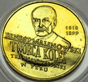 2 zł złote 1999 Ernest Malinowski kolej Peru