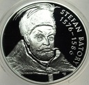 10 zł złotych 1997 Stefan Batory POPIERSIE SREBRO