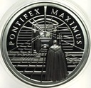 10 zł złotych 2002 Jan Paweł II Pontifex Maximus SREBRO