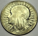 5 zł złotych 1934 Głowa kobiety Polonia SREBRO