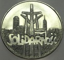 100000 zł złotych 1990 Solidarność TYP A uncja 1 oz SREBRO