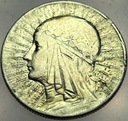 5 zł złotych 1934 Głowa Kobiety Polonia SREBRO
