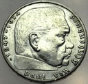Niemcy 2 marki Reichsmark 1939 Hindenburg SREBRO