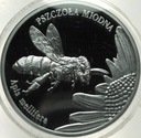 20 zł złotych 2015 Pszczoła miodna Zwierzęta Świata SREBRO