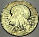 5 zł złotych 1934 Głowa Kobiety Polonia SREBRO