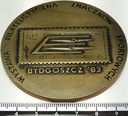 medal 1983 Wystawa Filatelistyczna Znaczków Sportowych Bydgoszcz