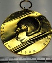medal sportowy 1982 Mistrzostwa Polski w zjeździe kajakowym PZK